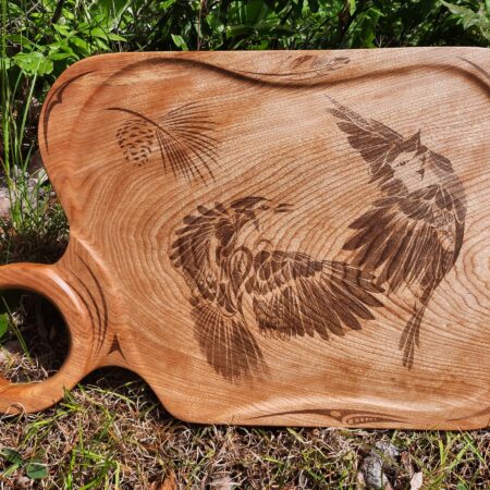 'Blue Jays' wooden cutting board/charcuterie board