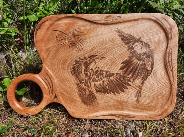 'Blue Jays' wooden cutting board/charcuterie board