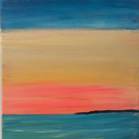 Beach Dawn Contemporary Canadian Landscape Painting