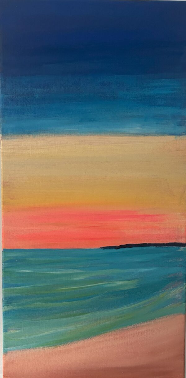 Beach Dawn Contemporary Canadian Landscape Painting