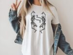Dancing Skeletons Halloween T-Shirt