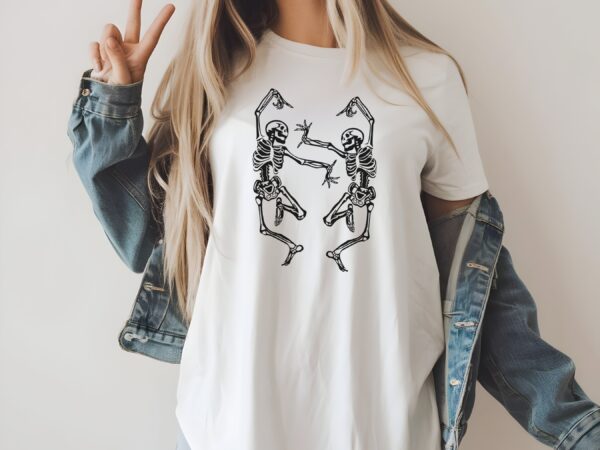 Dancing Skeletons Halloween T-Shirt