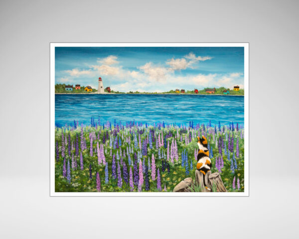 Lupines and Calico Daydream
