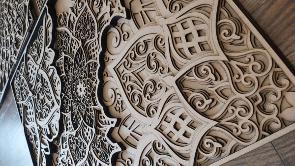 Boho Wall Design Multi Layered Masterpiece 36"x24"