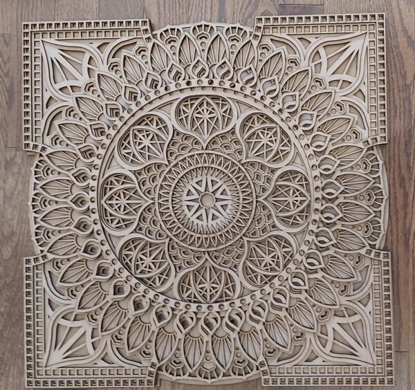 Boho Wall Design Masterpiece 24"x24"