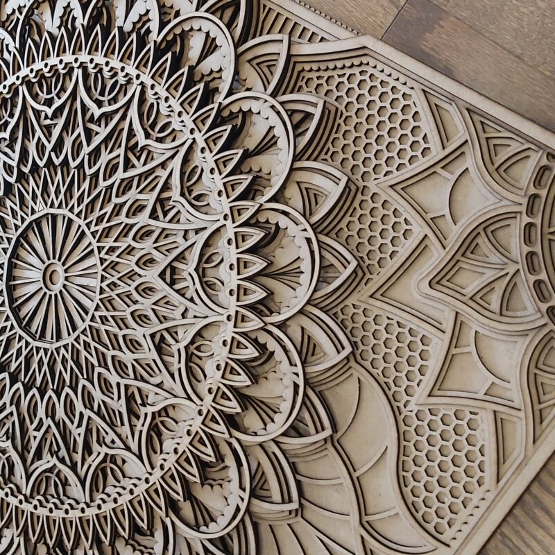 Boho Wall Design Multi Layered Masterpiece 36"x24"