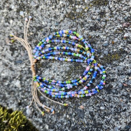 Multi-Strand Boho Seed Bead Bracelet – Colorful Adjustable Jewelry