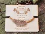 Gold & Turquoise Beaded Feather Bracelet