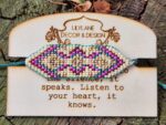 Handwoven Geometric Beaded Bracelet