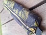 Handmade Silk Pencil Case – Upcycled Kimono Fabric, Small Zipper Pouch | Made in Canada
