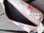 Handmade Silk Pencil Case – Upcycled Kimono Fabric, Small Zipper Pouch | Made in Canada