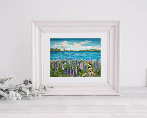 Lupines and Calico Daydream