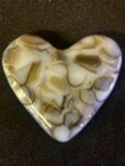 Medium glass pocket heart