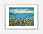 Lupines and Calico Daydream