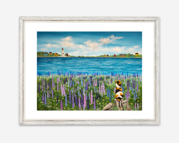 Lupines and Calico Daydream