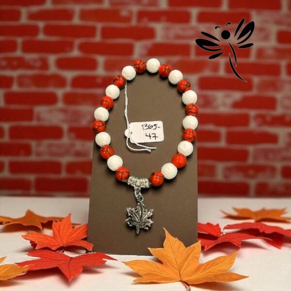 6547 BEADED BRACELET 6.5"