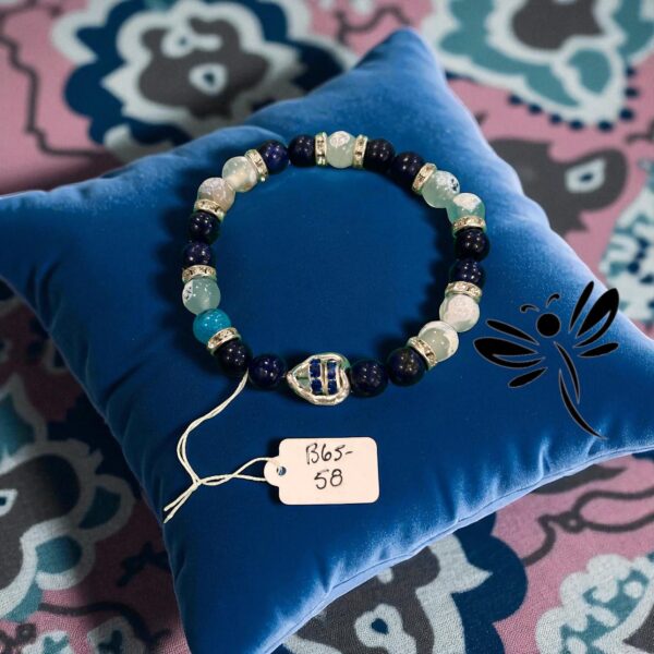 6558 BEADED BRACELET 6.5"