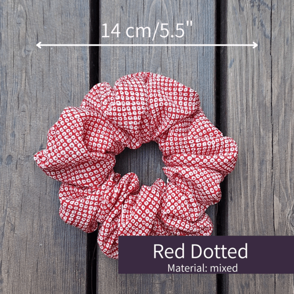 Kimono Scrunchie made of Japanese Vintage Kimono Fabric Hair Accessory antique kimono silk repurposed kimono remake upcycling