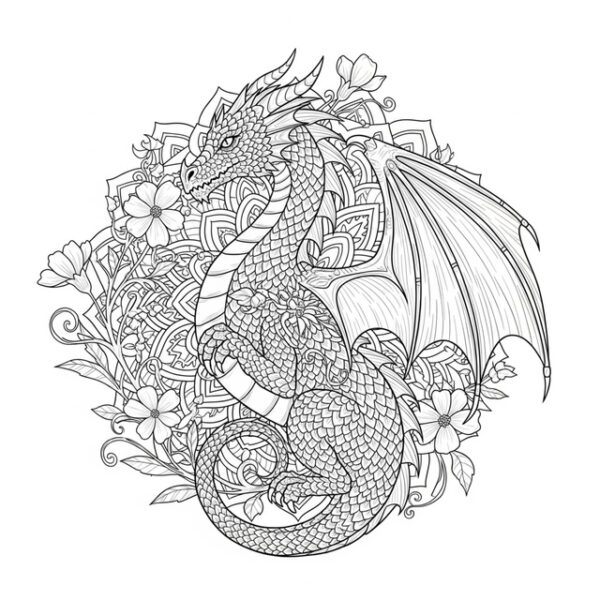 Animal Mandala Coloring Book - 60 Pages of Intricate Animal Designs - Digital Download