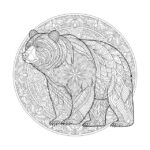 Animal Mandala Coloring Book - 60 Pages of Intricate Animal Designs - Digital Download