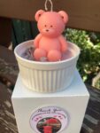 Pink Whisper Bear Candle (By Scents in Fields)