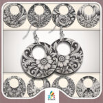 Boho Earring Set of 9 Pair Design Set - EXCLUSIVE DESIGN - 9 Pair Set for just 20*