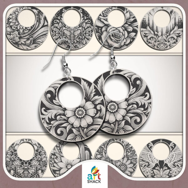 Boho Earring Set of 9 Pair Design Set - EXCLUSIVE DESIGN - 9 Pair Set for just 20*