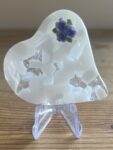 Medium glass pocket heart (swish)