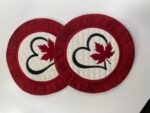 I Love Canada Mug Rugs (Coasters)