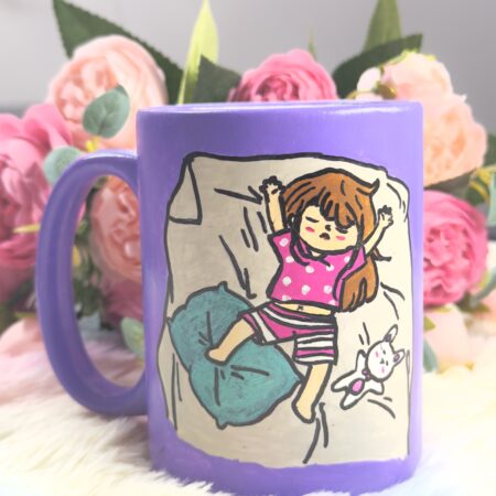 Handpainted Sleepy Head Mug
