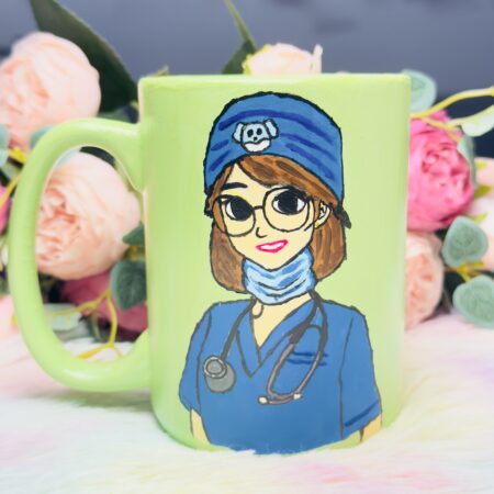 Handpainted Coffee Mug for Frontline Hero