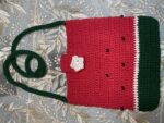Crochet Watermelon Phone bag