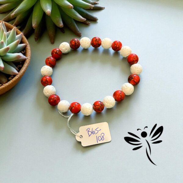 65108 BEADED BRACELET 6.5"