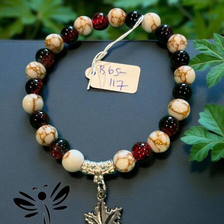 65117 BEADED BRACELET 6.5"