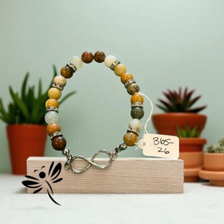 6526 BEADED BRACELET 6.5"