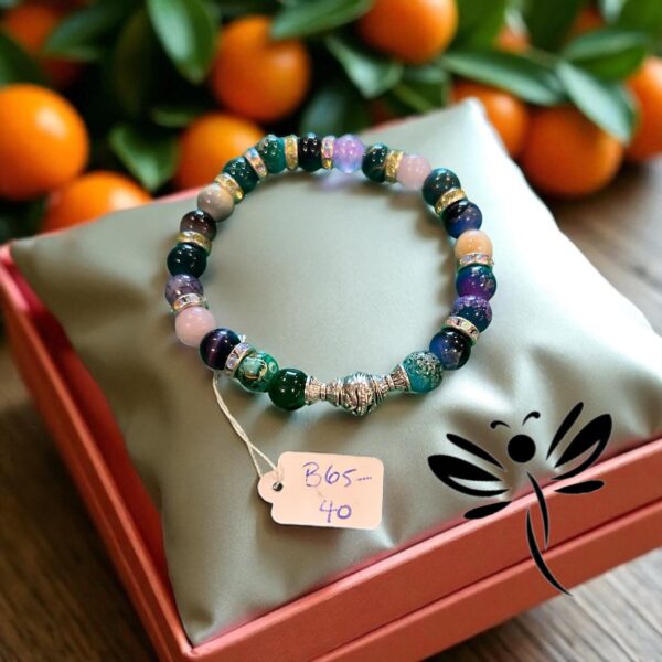 6540 BEADED BRACELET 6.5"