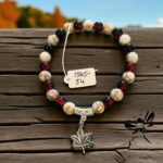 6554 BEADED BRACELET 6.5"