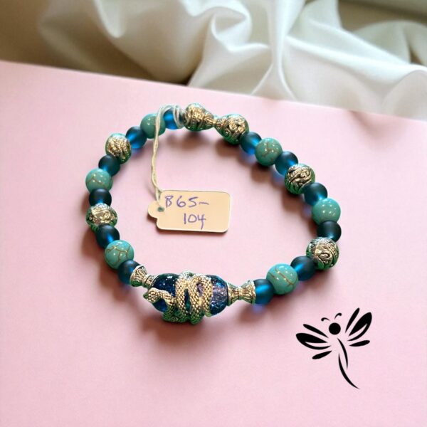 65104 BEADED BRACELET 6.5" DIAMETER