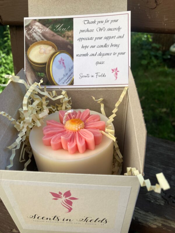 Pillar Pink Margarita by Scents in Fields