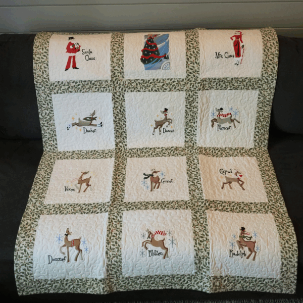Quilt Christmas Reindeer