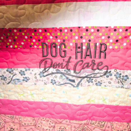 Quilt Dog Blanket Dog Hair Don’t Care (1)