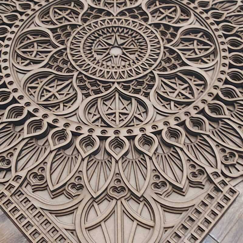 Boho Wall Design Masterpiece 24"x24"