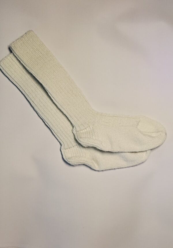 Knitted wool socks