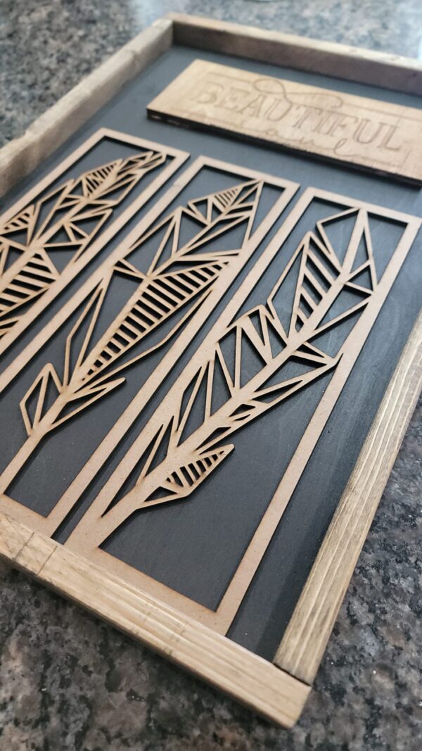 Boho Wall Design Masterpiece 24"x12" - Set of 2 Panels for $30