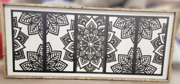Boho Wall Design Multi Layered Masterpiece 54"x23"