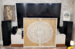 Boho Wall Design Large Format Masterpiece - 52"x45"