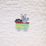 Quilt Baby Quilt Animal Zoo Train