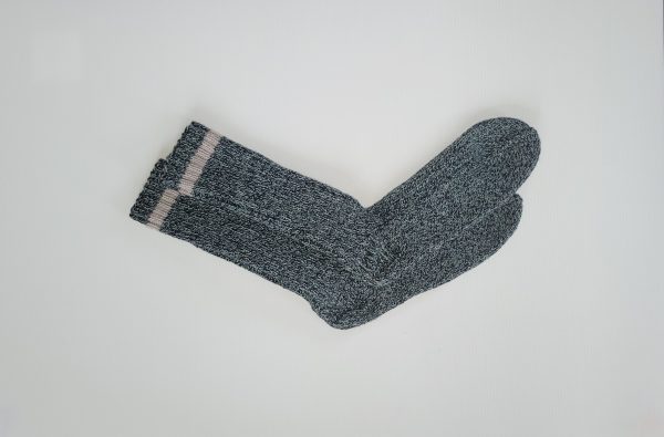 Knitted wool socks