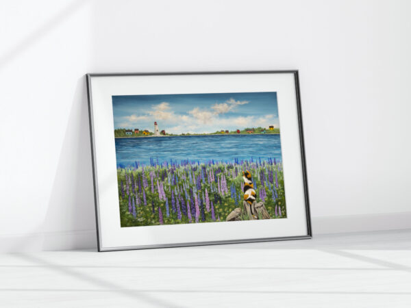 Lupines and Calico Daydream
