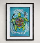 Prayers For Turtle Island by Jackie Traverse Framed